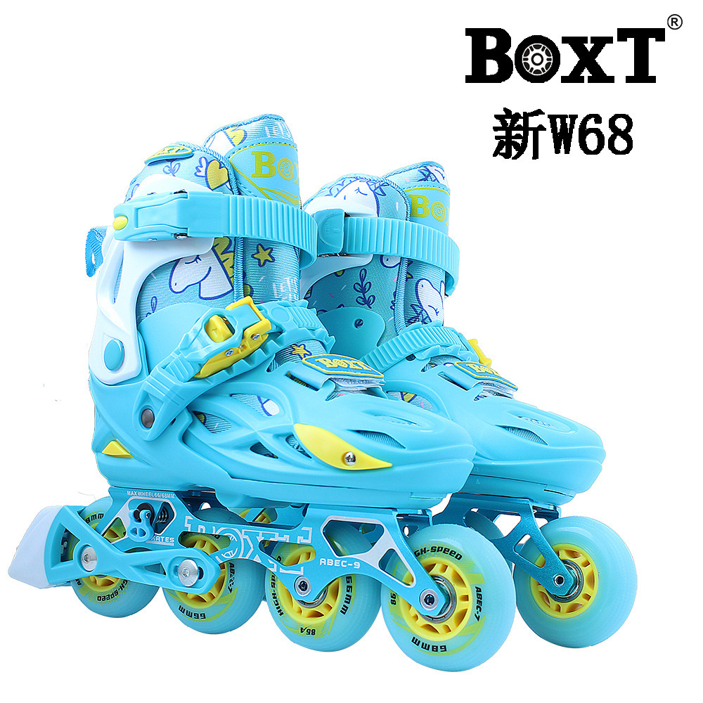 Modèle de roue verrouillable pour enfants bleu w68