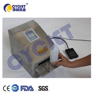 CYCJET precisione shanghai tavolo portatile di codici a Barre A Getto D'inchiostro Macchina Da Stampa per la bottiglia in pet - Product Image 2