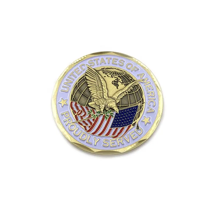 금속 컬렉션 동전 도매 프로모션 사용자 정의 간단한 패턴 골동품 청동 색 기념품 오래 된 동전
