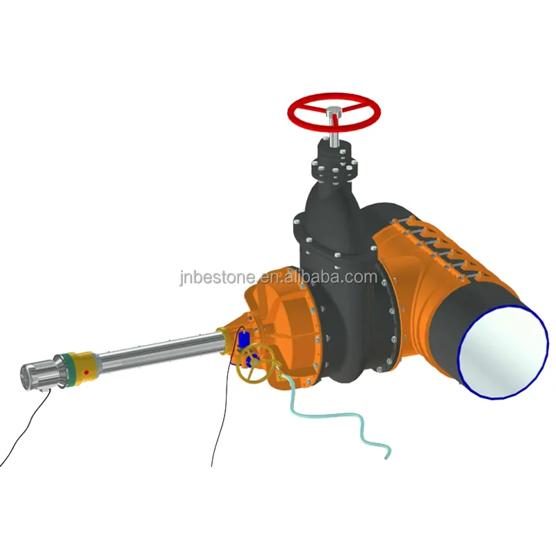 Máquina de roscado eléctrica de DK8-300, tamaño holse Dg 100 ~ 300 mm para tubería de acero, tubería de hierro fundido, tubería de hierro dúctil