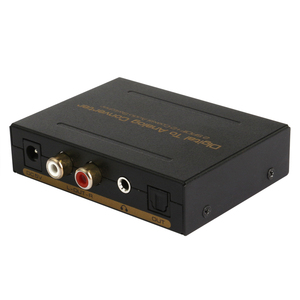 4 Port Video <strong>Digital</strong> to Analog Converter SPDIF <strong>Coaxial</strong> Audio Switch to L/R 3.5mm Audio Output DAC LCPM DTS5.1 for Soundbar TV - Product Image 1