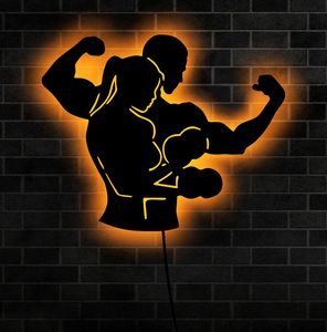 Không đau không đạt được phòng tập thể dục Led Neon dấu hiệu ánh sáng Câu lạc bộ thể dục trang trí LED Neon dấu hiệu tùy chỉnh với quả tạ thiết kế cơ bắp Đèn Neon tùy chỉnh - Product Image 2