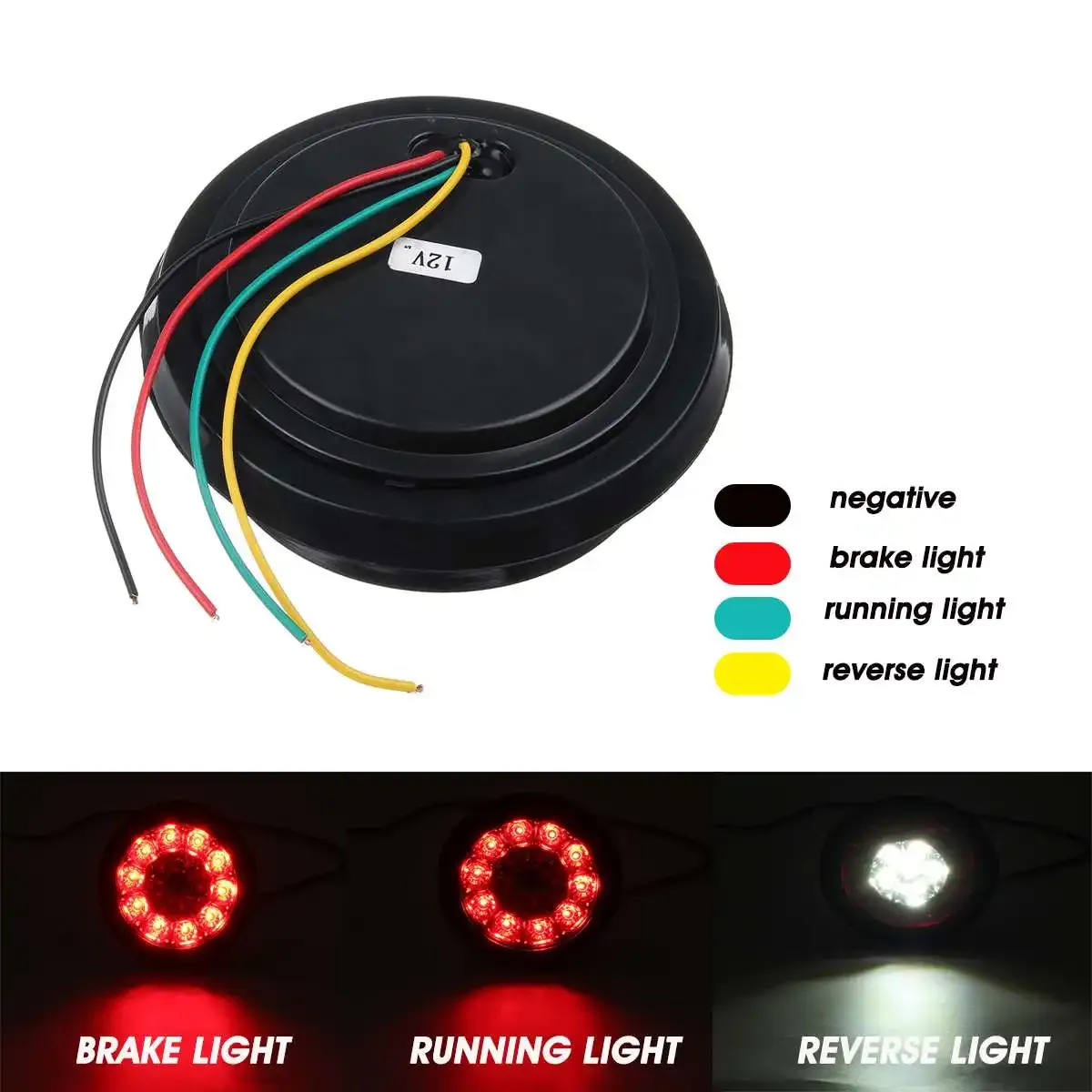 12V-2X สีขาว สีแดง