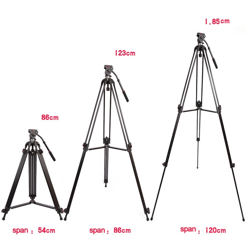 JIEYANG tripod JY0606 1.8 m Aluminum Professional Tripod for camera stand / DSLR video tripods / Fluid Head Damping