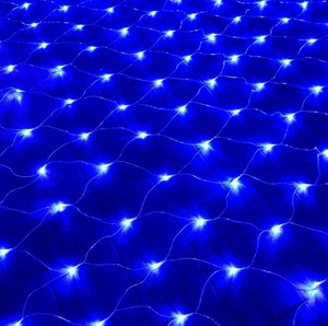 110V-220V RGB дистанционное программируемое рождественское Сетчатое освещение Светодиодное праздничное освещение уличная газонная лампа сетчатая занавеска - Product Image 6