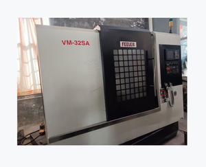 Good Condition CNC Machine FEELER <strong>VM</strong>-40SA 1060 Vertical Machining <strong>Center</strong> MITSUBISHI System with Cutter - Product Image 1