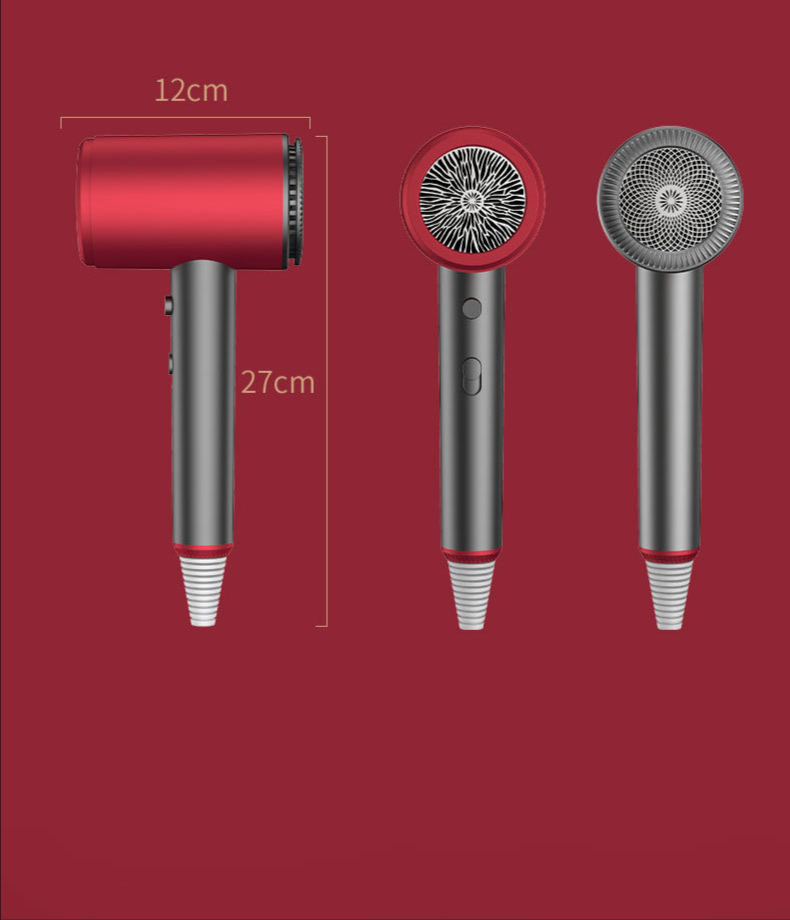 Fast Dry Hair Dryer Ionic Salon Grade Professional Blow Dryer for Curly Hair Frizz Control Volumizer Blowdryer