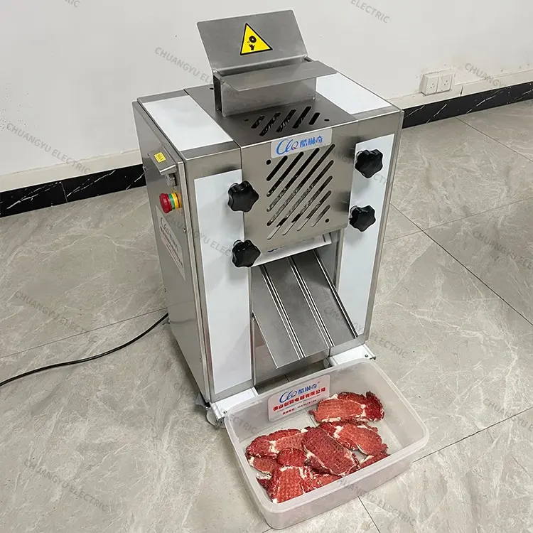 Thương mại tự động điện thịt thép không gỉ gà bít tết Tenderizer Báo Chí thịt bò bít tết Tenderizer máy