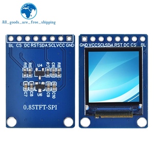 TZT 0,85 Zoll 0,85 "Farb-TFT-Anzeige modul HD IPS LCD-LED-Bildschirm 128 X128 SPI-Schnitts telle ST7735 Controller für Arduino