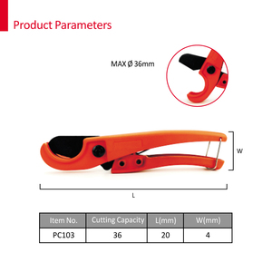 42mm Other Hand Tools Heavy <strong>Duty</strong> Fast Cutting PPR PE Plastic Pipe <strong>Cutter</strong> PEX Tubing PVC Pipe <strong>Cutter</strong> - Product Image 6