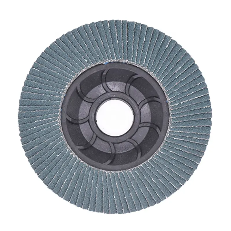 Disco abrasivo de aluminio de Zirconia, disco de aleta de lijado con alúmina de Zirconia para desoxidación de metales