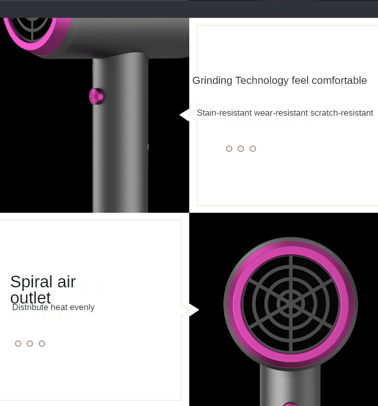 Professional Factory Supply  Negative Ions Quick Drying Electric Hair Care Tool 1250W Gradient blower hair blow dryer