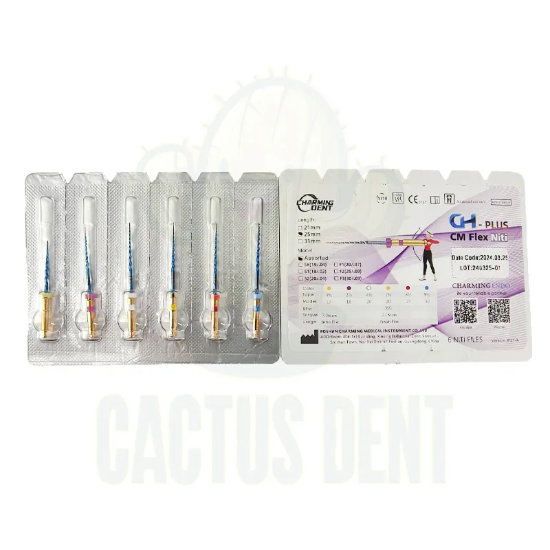 Nouvel instrument endodontique arrivé CH-Plus SX-F3 lime rotative NiTi endo dentaire super conique/limes bleues de canal radiculaire dentaire