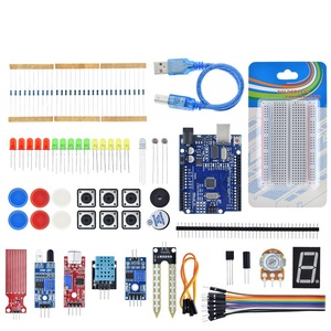 TZT Basic Starter Kit per Arduino per Uno Set R3 Kit fai da te-scheda R3/Breadboard + scatola al dettaglio