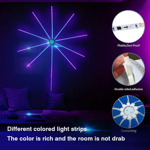 Firewprk ไฟเส้น Led RGB แบบยืดหยุ่น,ชุดไฟ Led Rgb หลากสี WS2812พิกเซลควบคุมอัจฉริยะ2811ชุดไฟ Led 30 60 Leds - Product Image 5