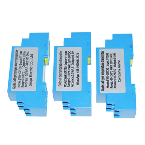 Transmisor de temperatura PT100 Módulo de sensor-200-600 grados Celsius 4-20mA 0-5V 10V Sensor de temperatura tipo riel de guía de salida - Product Image 2