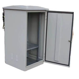 Formato personalizzato 42u Cabinet di rete con 19 pollici porta di vetro di fabbrica progettato per esterni Telecom Server Rack per centri dati IP55 - Product Image 1