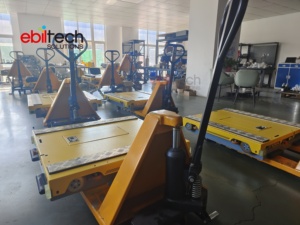 स्वचालित सामग्री हैंडलिंग प्रणाली के लिए ईबिटेक भारी शुल्क इलेक्ट्रिक शटल रोबोटिक पैलेट मोवर - Product Image 6