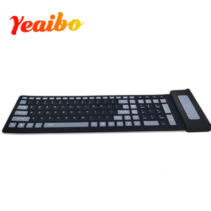 Teclado inalámbrico suave de 2,4G, puerto de silicona resistente al agua para notebook y ordenador de escritorio - Product Image 5