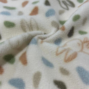 Tùy chỉnh dệt kim in 180gsm đôi bên chải một bên chống Đóng cọc 100% Polyester cực Fleece vải cho quần áo - Product Image 5