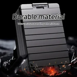 60L đa chức năng lưu trữ ngoài trời hộp & thùng đóng mở hộp lưu trữ nhựa có thể gập lại lưu trữ thùng cho home & Car - Product Image 2