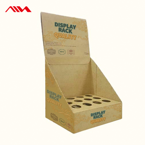 热卖商店促销纸板瓦楞柜台展示盒纸板桌面PDQ宠物食品展示 - Product Image 5