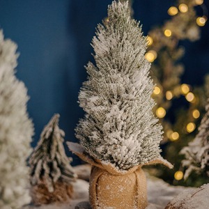 Xmas Full <strong>Tree</strong> Festive Holiday Decor Snowy Xmas Pine <strong>Tree</strong> Wood Stand Artificial Snow Flocked Christmas <strong>Tree</strong> - Product Image 3