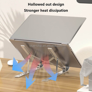 <span class=keywords><strong>2025</strong></span> Novo Barato Ergonômico Altura Ajustável Metal Laptop e Tablet Stand Preto <span class=keywords><strong>Desktop</strong></span> Dobre Mount Desk da China