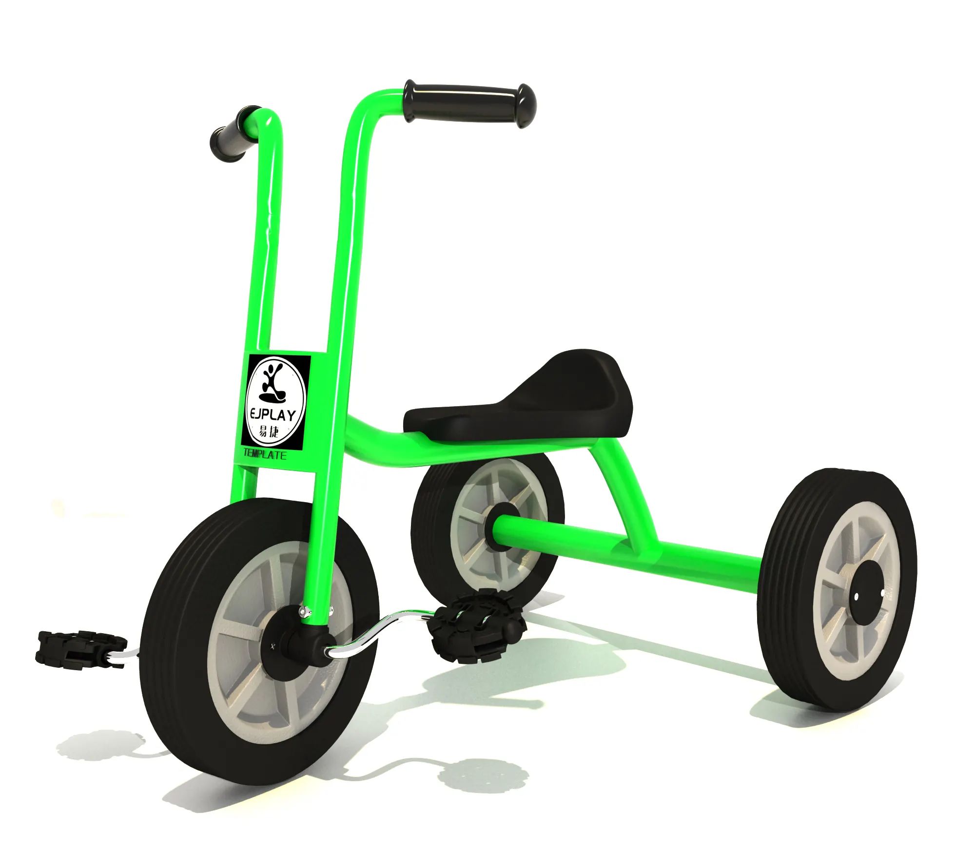Istikrarlı bebek üç tekerlekli bisiklet çocuklar 3 tekerlekli bisiklet oyuncaklar metal bisiklet için 2-7 yaşında çocuk bebek üç tekerlekli bisiklet