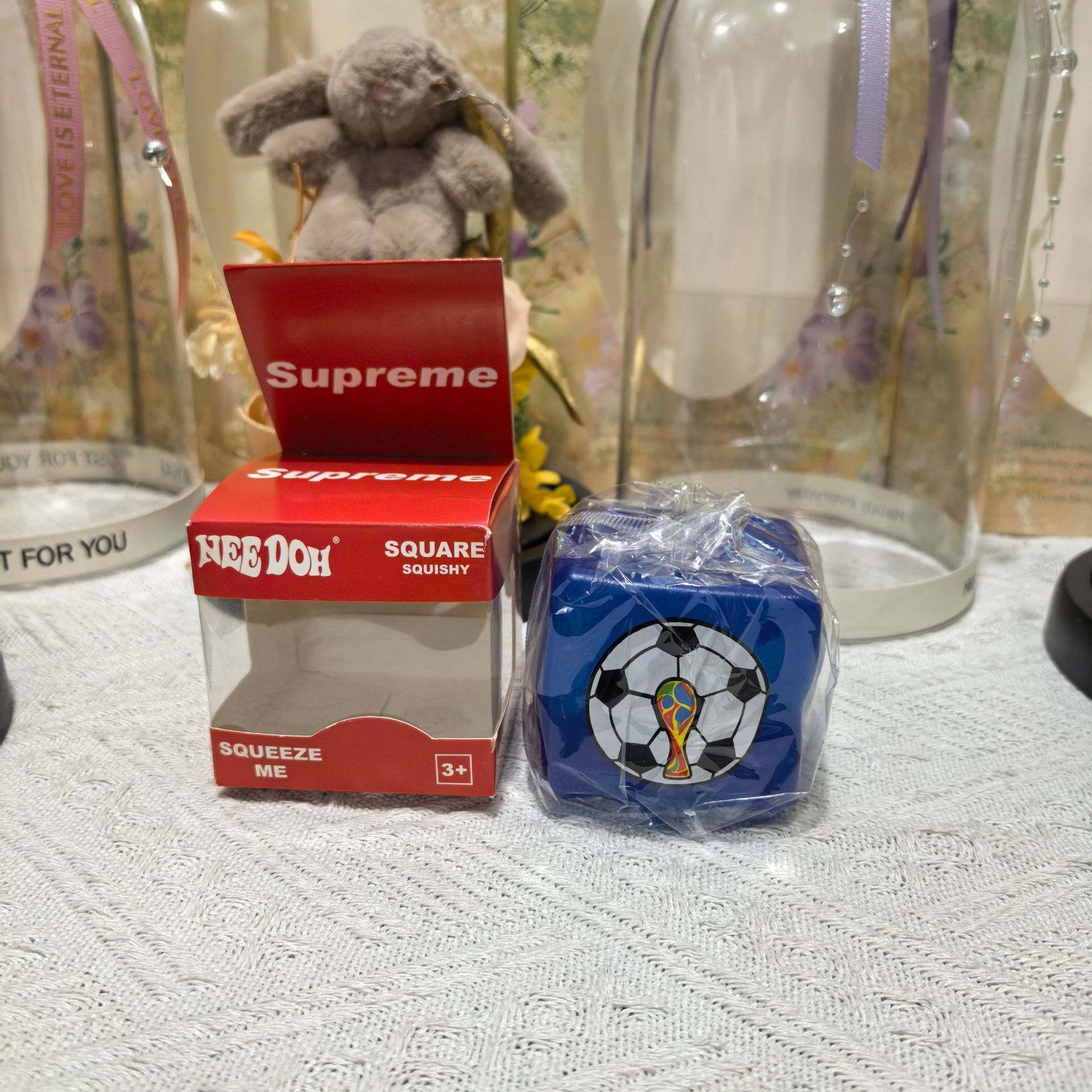 Glaçons au maltose violets avec logo - 210 g