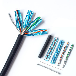 Cavo di rete Cat7 LAN solido/filati S/FTP F/FTP Cat7 cavo Ethernet UL CM CMR CMP elenco CE certificato