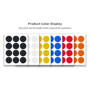 Prendedor Autoadesivo Preto e Branco do Fabricante da China Eco Gancho e Loop Coin/Dot/Patch Roll