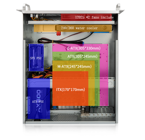 IDC veri merkezi için EATX ATX anakart desteği 5u rafa sunucu kasası - Product Image 5