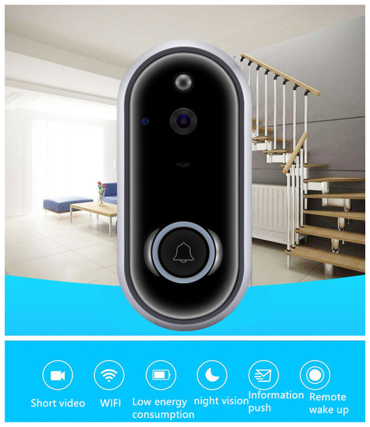 Amazon products best selling 1080P Wireless Smart Home Door Bell motion detection PIR video wifi wireless Tuya smart doorbell