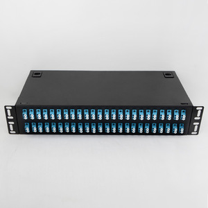 LC 48 puertos 96 Core adaptador de carga Pigtail fibra óptica Patch Panel 2U 19 pulgadas caja de terminales UPC red de distribución de fibra óptica - Product Image 2