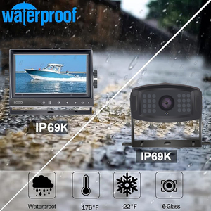 3years Warranty 10inch Waterproof LCD <strong>Monitor</strong> IP69 With Metal Housing, 1080P DVR Inbuilt for Backup Camera System - Product Image 2