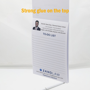 Bloc de notas personalizado, impresión de páginas de línea, Bloc de notas de lista de tareas con logotipo - Product Image 5