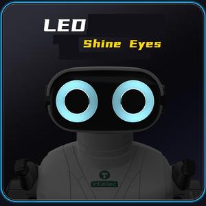 2024 nuevo diseño 2,4 GHz juguete de Control remoto Rc Robot inteligente con rotación de luz y sonido Robot de demostración automático para niños educación