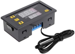 Controlador de temperatura digital-W3230 DC24V Controlador de temperatura digital LED Medidor de sensor de interruptor de termostato - Product Image 3