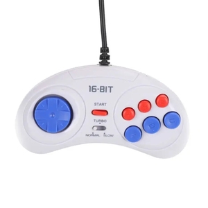 Kablolu Mini oyun denetleyicisi için SEGA Genesis 6 düğme kolu Gamepad için SEGA Mega sürücü 16 bit Video oyunu konsolu 2GB - Product Image 5