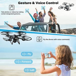 Radyo kontrol WiFi FPV büyük Drone ile HD kamera, ses kontrolü, hareket kontrolü RC dört pervaneli helikopter çocuklar için irtifa tutun - Product Image 6
