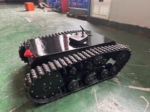 Гусеничный резиновый гусеничный грузовой вес 100KGS/800 кг робот Платформа резиновый гусеничный шасси ходовой части - Product Image 3