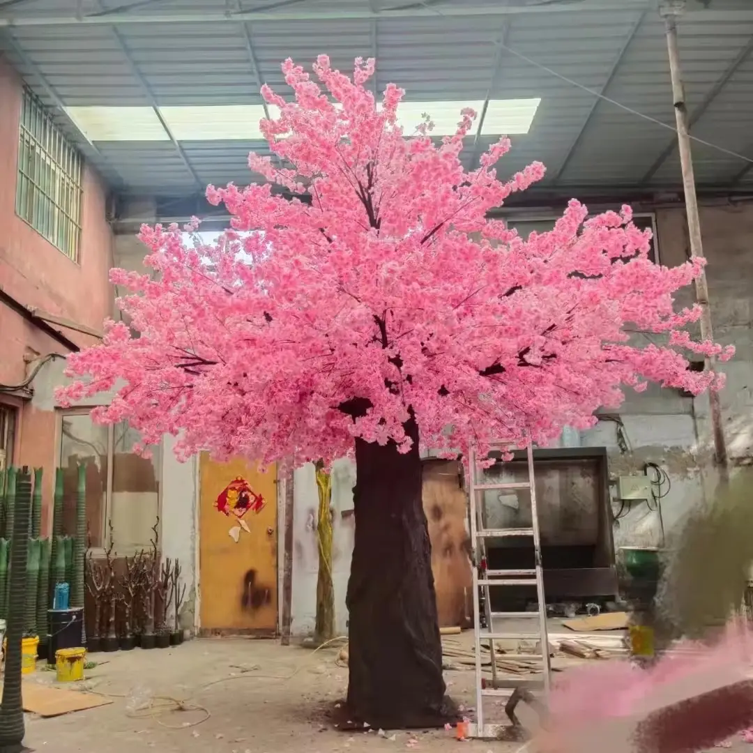 Árbol de flor de cerezo artificial para restaurante y decoración de bodas decoración de Halloween al aire libre superventas