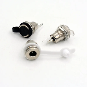 Erkek/dişi priz, soket, Jack, DC konnektör su geçirmez 5.5MM X 2.1MM 2.5MM Pin DC099 Panel montaj tipi - Product Image 5