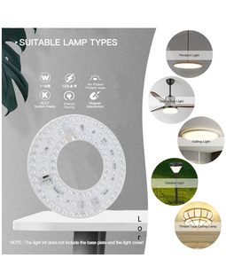 ERP ETL แหล่งกำเนิดแสง LED 36W สวิตช์ไฟเพดาน5CCT เปลี่ยนโมดูลแหล่งกำเนิดแสง LED เพดานแบบกลม - Product Image 2