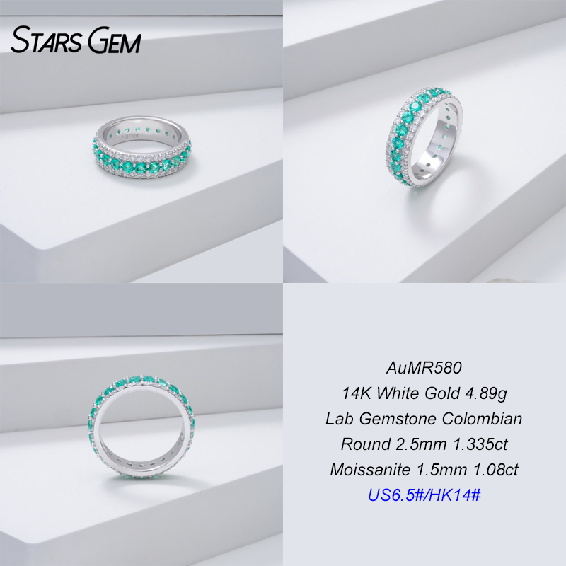 14K White Gold