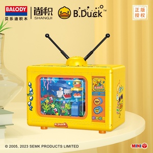 バロディ漫画ビルディングブロックドラえもんTVモデル玩具LEDランプ付きサウンドガーフィールドダックかわいいデコレーションバレンタインギフトプレゼント - Product Image 6