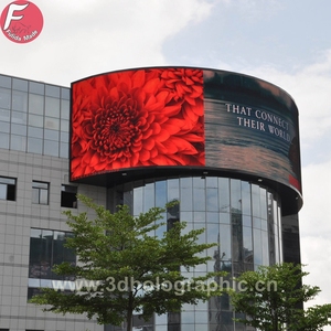 Werbung Led Screen P8 für Werbung an der Wand auf der Stange im Freien hohe Helligkeit arbeiten tagsüber
