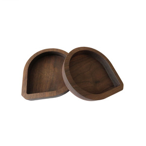 Tùy Chỉnh CNC Phay Rắn Gỗ Các Bộ Phận Công Tre Thủ Công Và Màu Đen Óc Chó Gỗ Sồi Với Khắc Laser Khay - Product Image 4