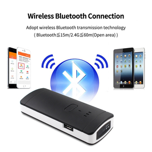 Mini escáner de código de barras Bluetooth 1D, 3 en 1 Bluetooth y USB con cable y lector de código de barras inalámbrico de 2,4G Escaneo de código de barras portátil - Product Image 6